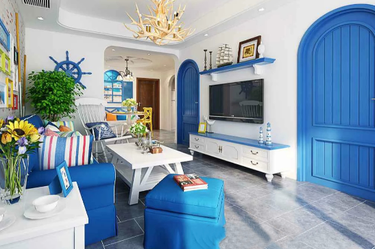 普宁地中海别墅风格装修设计，在家体验异域风情